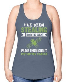 Ive been stealing from the alien 30# - ufo -Racerback Tank