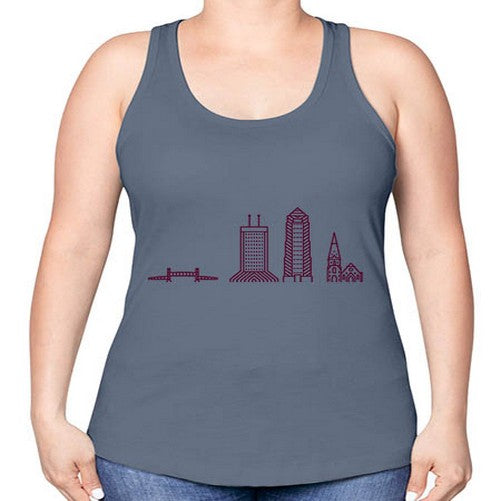 JacksonvilleFL 976# - cities -Racerback Tank