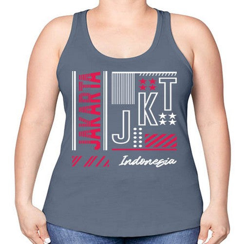 Jakarta 984# - cities -Racerback Tank
