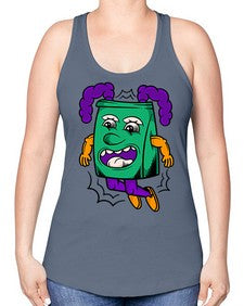 Jumping pouch 146# - cartoon general -Racerback Tank