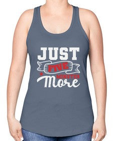 Just five minutes more 32# - video games -Racerback Tank