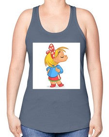 Kid 152# - cartoon general -Racerback Tank