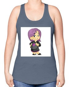 Kid 156# - cartoon general -Racerback Tank