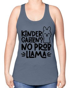 Kindergarten No Prob 432# - kindergarten -Racerback Tank
