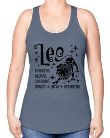 Leo 278# - leo -Racerback Tank