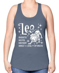 Leo 281# - leo -Racerback Tank