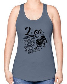 Leo 282# - leo -Racerback Tank