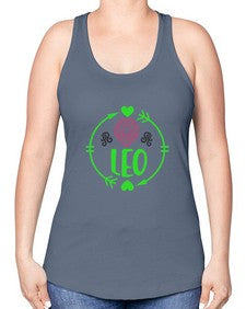 Leo 283# - leo -Racerback Tank