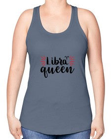 Libra queen 319# - libra -Racerback Tank