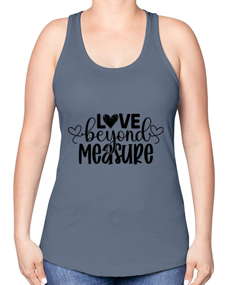 Love Beyond Measure 389# - kids -Racerback Tank