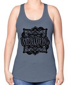 Mandala Wisdom 765# - mandala -Racerback Tank