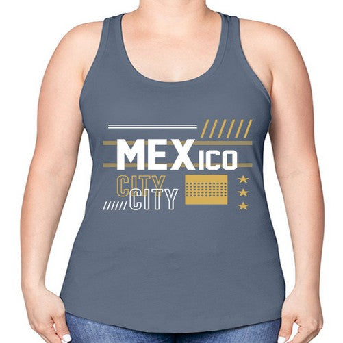 Mexico City 1275# - cities -Racerback Tank