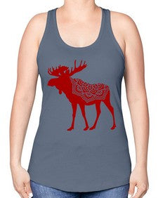 MooseMandala 940# - mandala -Racerback Tank