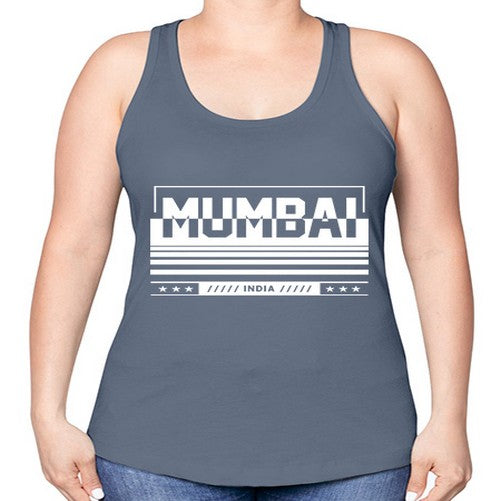 Mumbai 1383# - cities -Racerback Tank