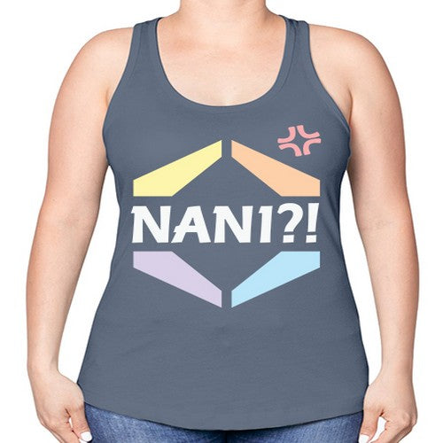 Nani What Funny Japanese Anime 270# - anime -Racerback Tank