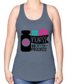 Nurse In Progress Style Style 1161# - nurse -Racerback Tank