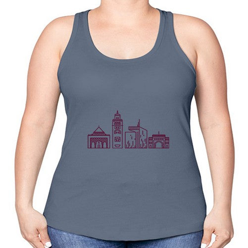 Rabat 1705# - cities -Racerback Tank