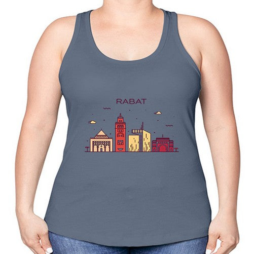 Rabat 1706# - cities -Racerback Tank