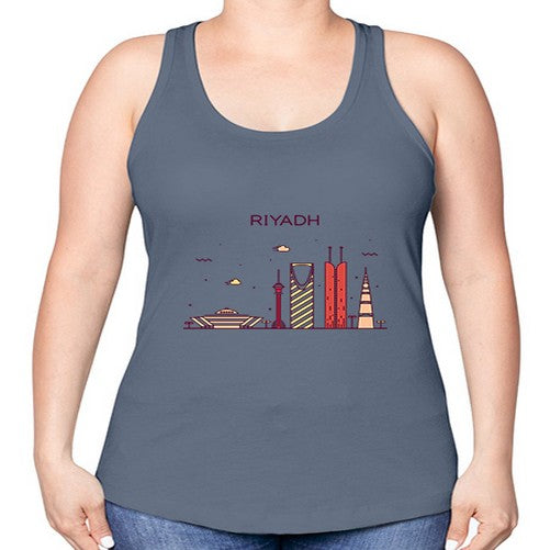 Riyadh 1742# - cities -Racerback Tank
