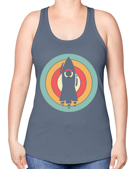 Rocket Scientist 150# - general science -Racerback Tank