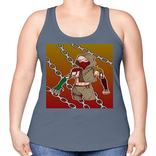 Rose and demon 75# - anime -Racerback Tank