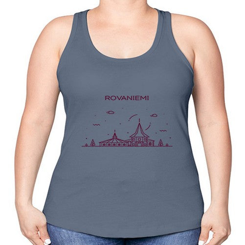 Rovaniemi 1755# - cities -Racerback Tank