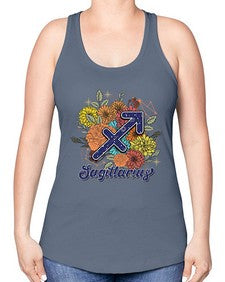 Sagittarius 130# - sagittarius -Racerback Tank