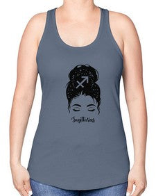 Sagittarius Woman - sagittarius -Racerback Tank