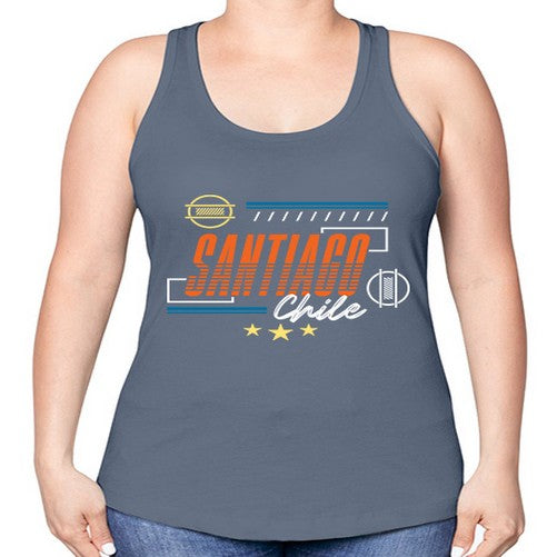 Santiago 1795# - cities -Racerback Tank