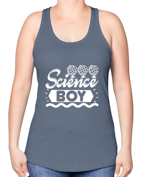Science Boy 137# - general science -Racerback Tank