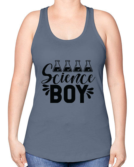 Science Boy 140# - general science -Racerback Tank