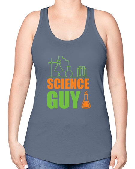 Science Guy 112# - general science -Racerback Tank