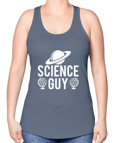 Science Guy 114# - general science -Racerback Tank