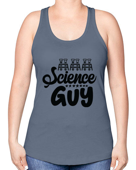 Science Guy 117# - general science -Racerback Tank