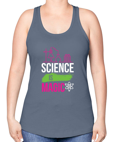 Science Is Magic 92# - general science -Racerback Tank