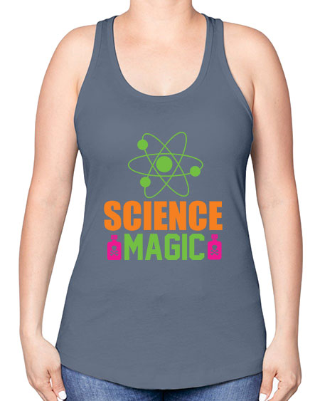 Science Magic 68# - general science -Racerback Tank