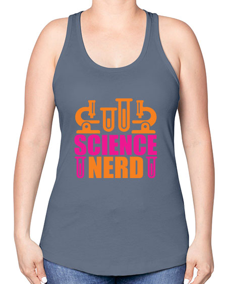 Science Nerd 59# - general science -Racerback Tank