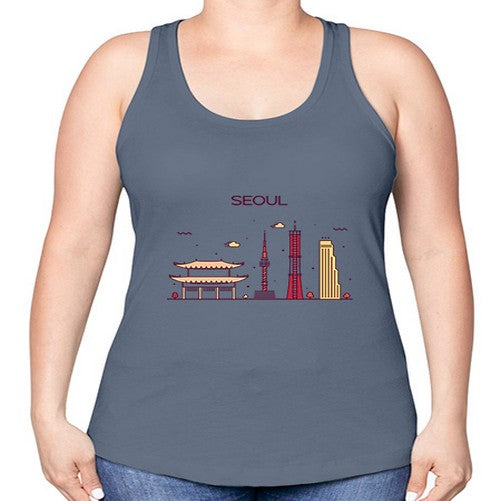 Seoul 1816# - cities -Racerback Tank