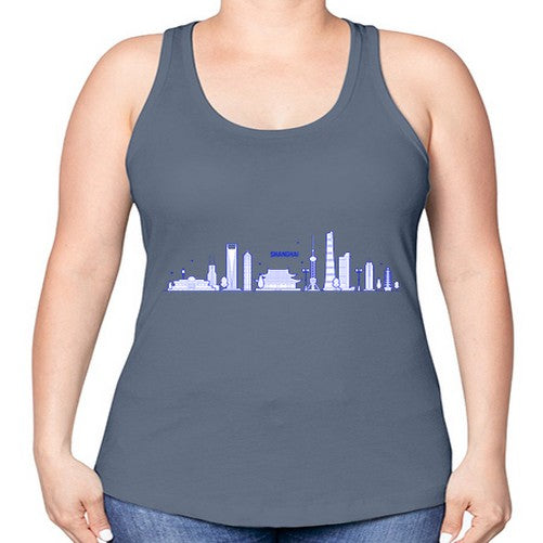 Shanghai 1828# - cities -Racerback Tank