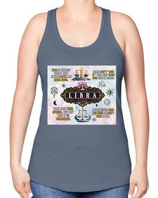 Straight Libra 474# - libra -Racerback Tank
