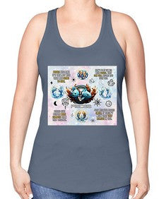 Straight pisces 475# - pisces -Racerback Tank