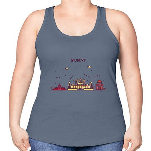 Surat 1908# - cities -Racerback Tank