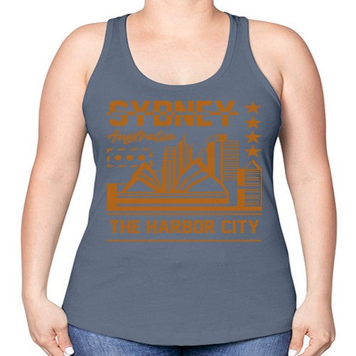 Sydney 1919# - cities -Racerback Tank