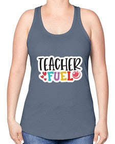 Teacher Fuel 1448# - teacher -Racerback Tank