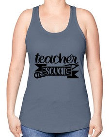 Teacher Squad Style 1464# - teacher -Racerback Tank