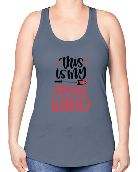 This Is My Magic Wand Style 12# - beauty - fashion -Racerback Tank