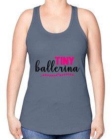 Tiny ballerina 202# - ballet -Racerback Tank