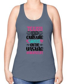 Tough On The Outside Style Style 1580# - nurse -Racerback Tank