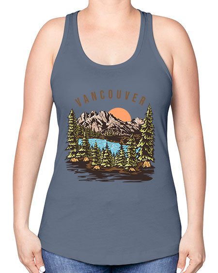Vancouver 4# - nature -Racerback Tank