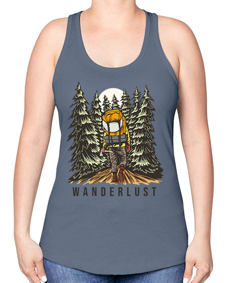 Wanderlust 2# - nature -Racerback Tank